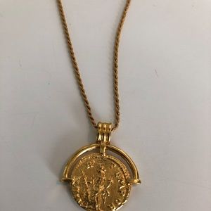 Lucy Williams x Missoma Roman Arc Coin Necklace